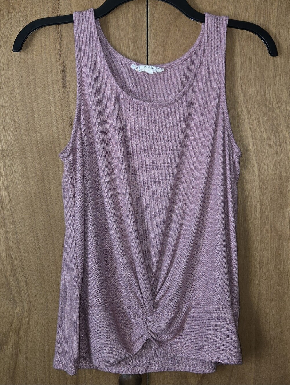 Pink Republic Twist-Front Tank Top